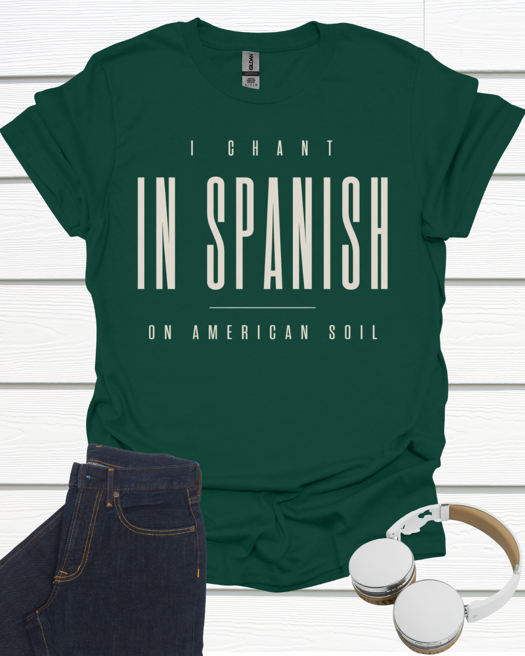 Chant In Spanish  Unisex Softstyle T-Shirt