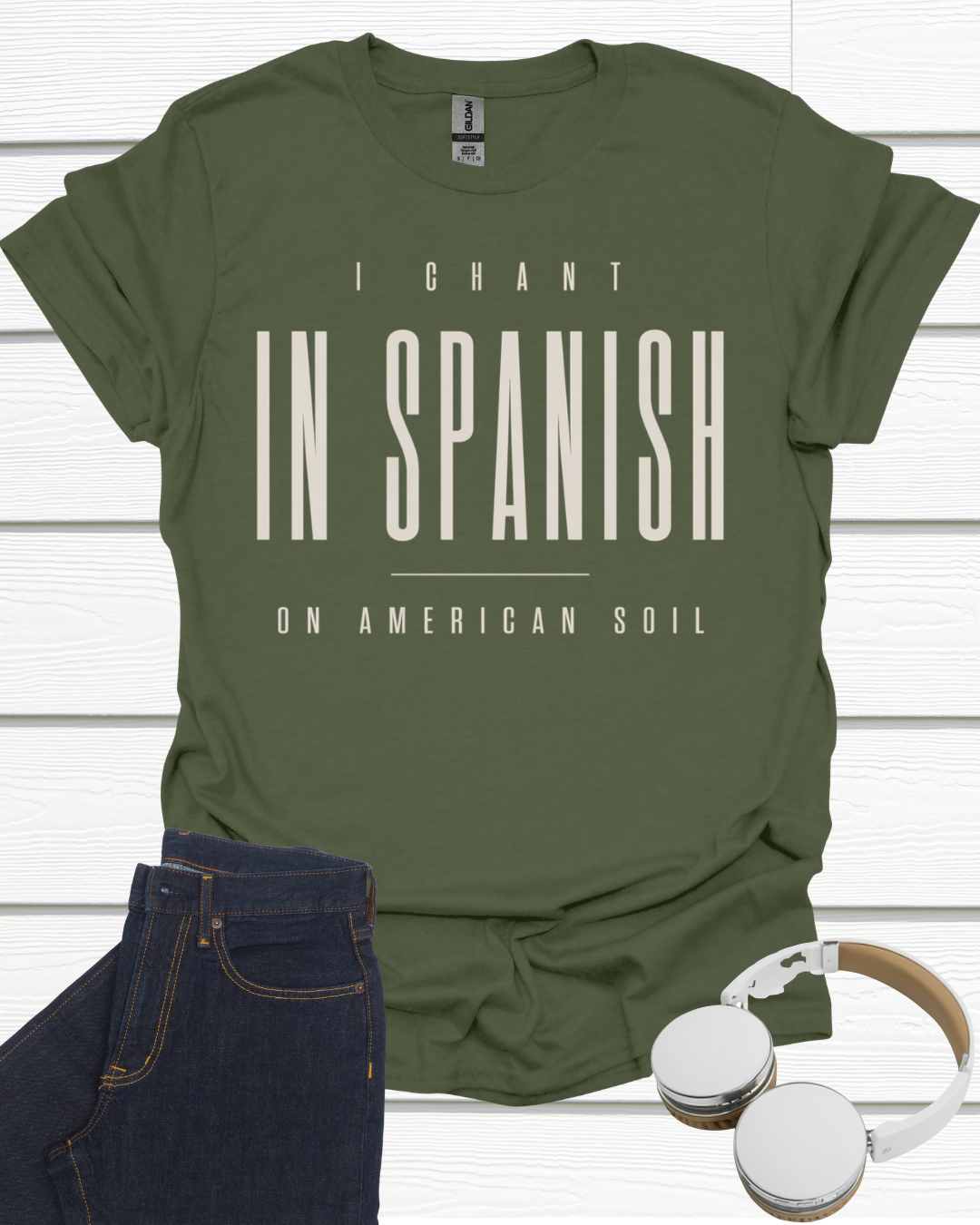 Chant In Spanish  Unisex Softstyle T-Shirt