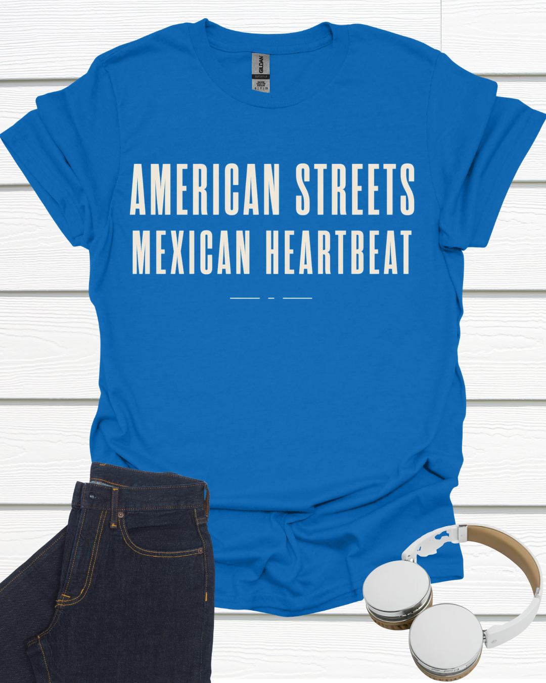American Streets Mexican Heartbeat Unisex Softstyle T-Shirt