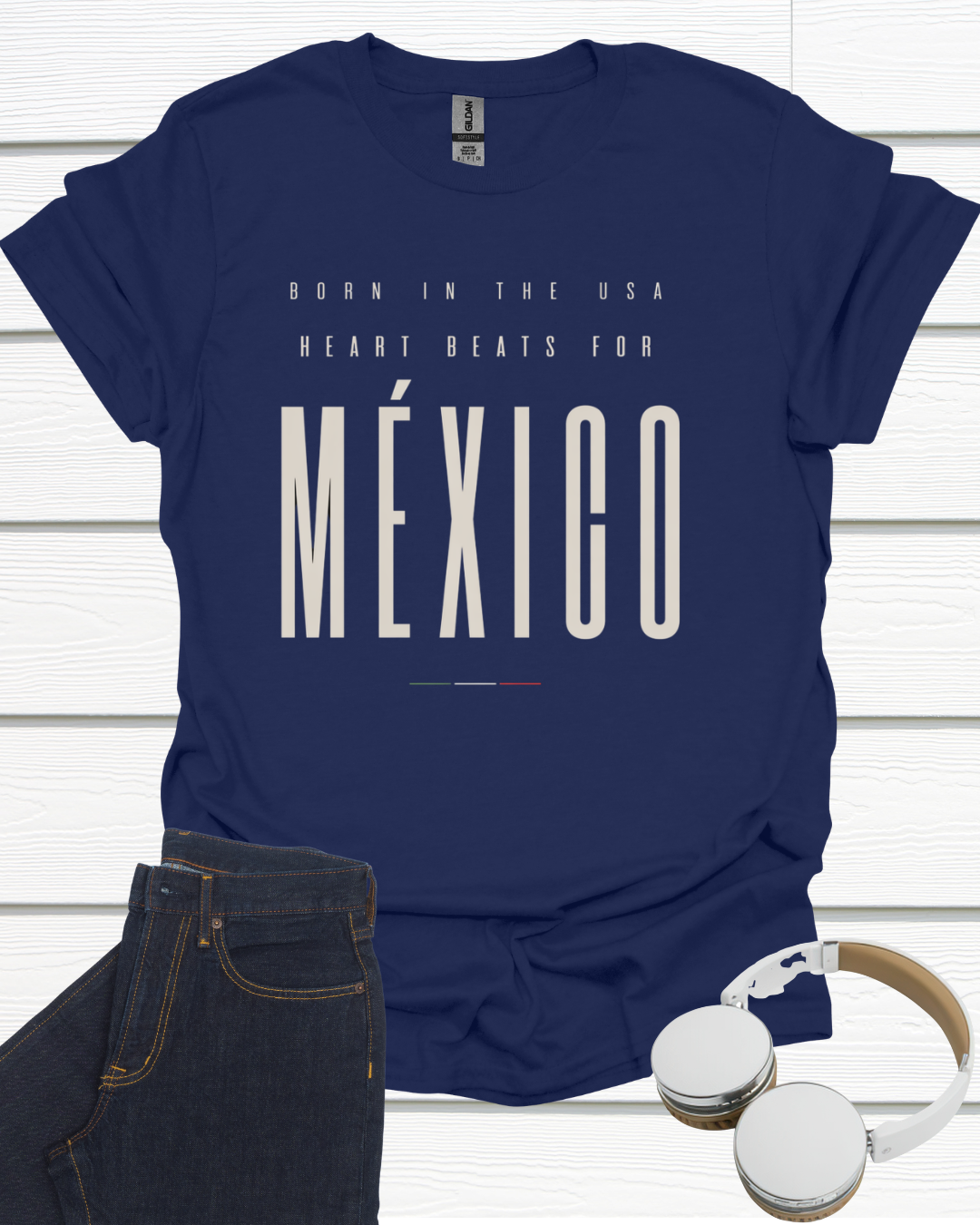 Mexico Heartbeat Unisex Softstyle T-Shirt