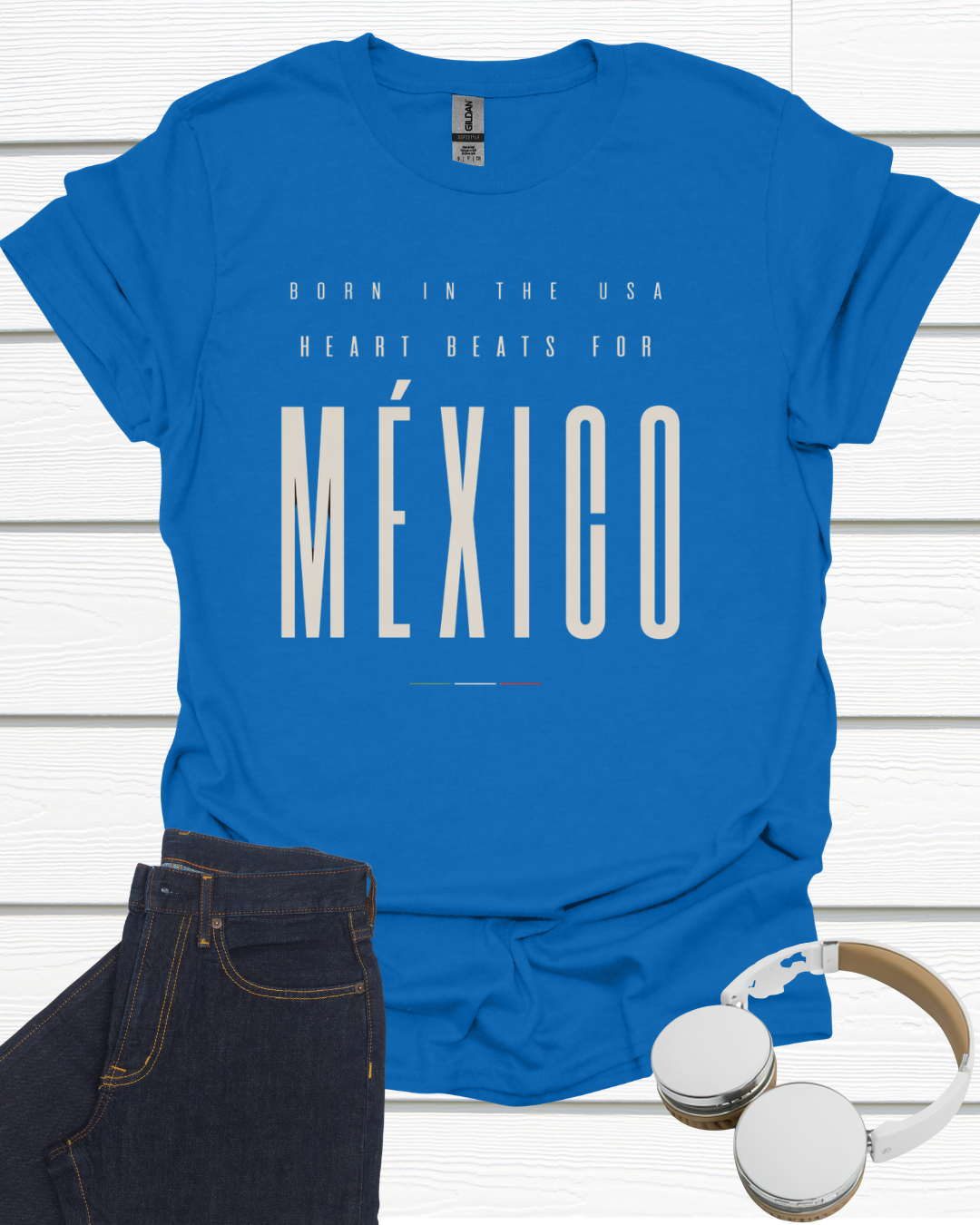 Mexico Heartbeat Unisex Softstyle T-Shirt