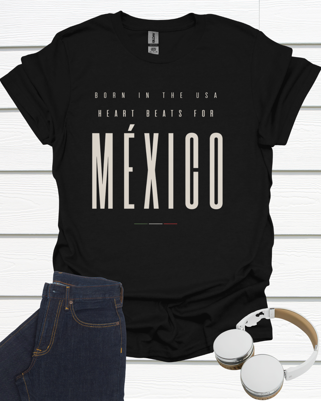Mexico Heartbeat Unisex Softstyle T-Shirt