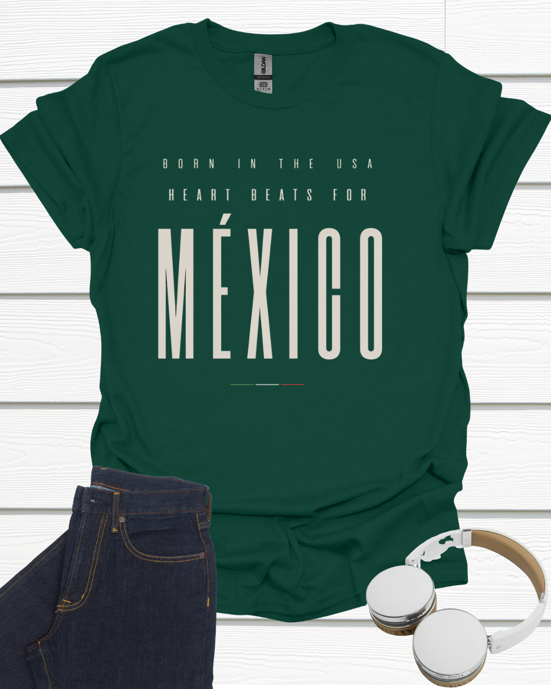 Mexico Heartbeat Unisex Softstyle T-Shirt