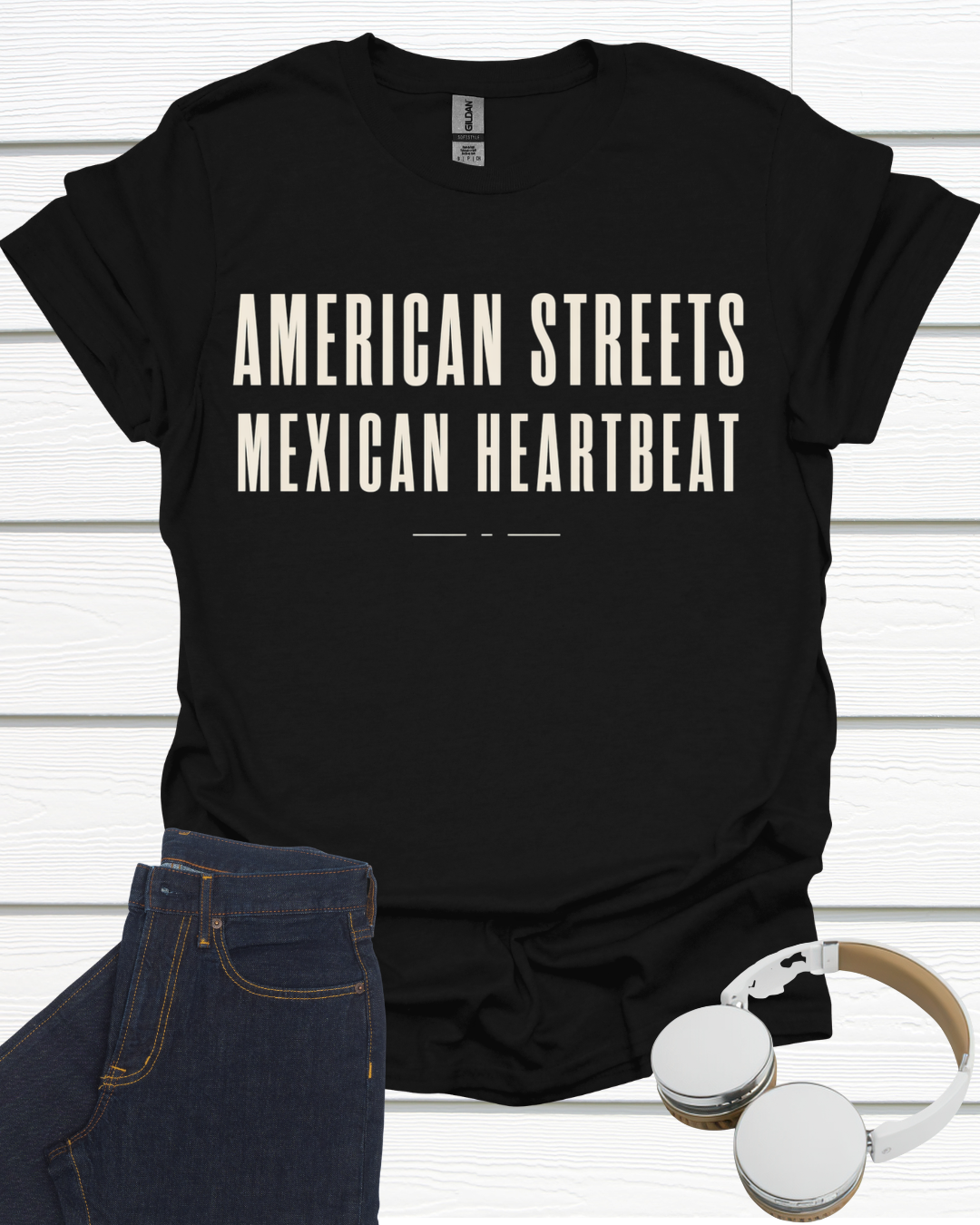 American Streets Mexican Heartbeat Unisex Softstyle T-Shirt