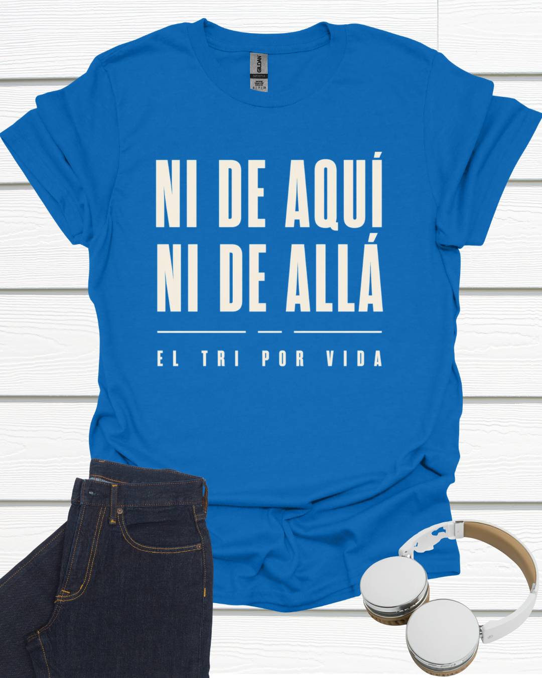 NI DE AQUI NI DE ALLA  Unisex Softstyle T-Shirt