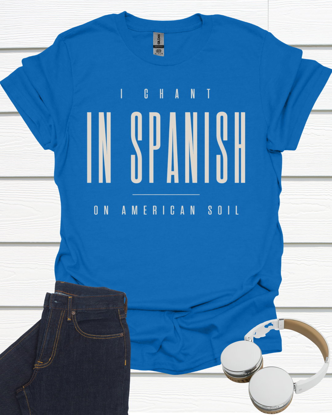 Chant In Spanish  Unisex Softstyle T-Shirt